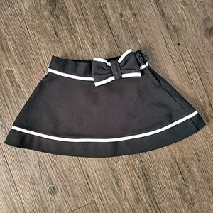 Janie and Jack Baby Girl Fit and Flare Black Skirt